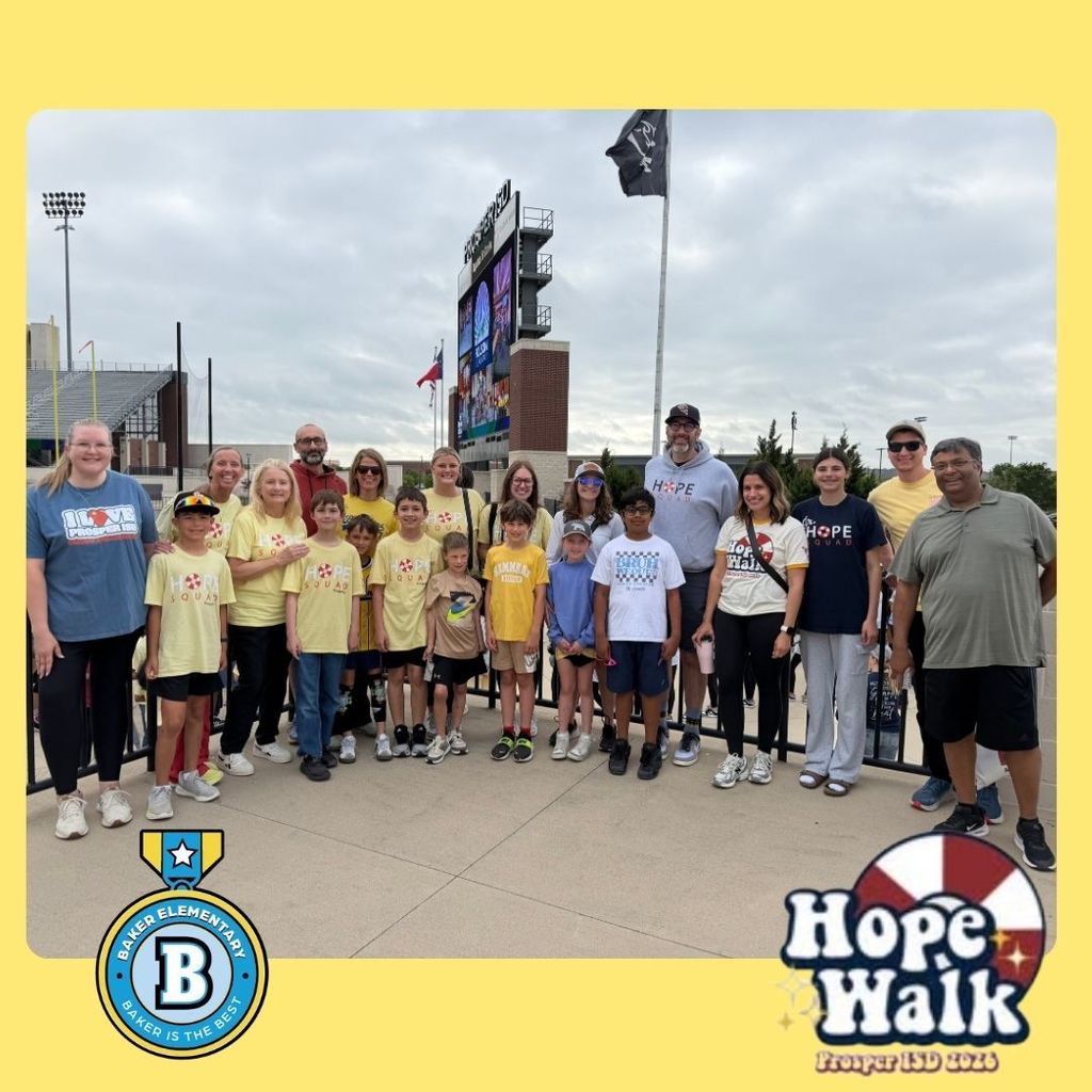 Prosper ISD Hope Walk 2026