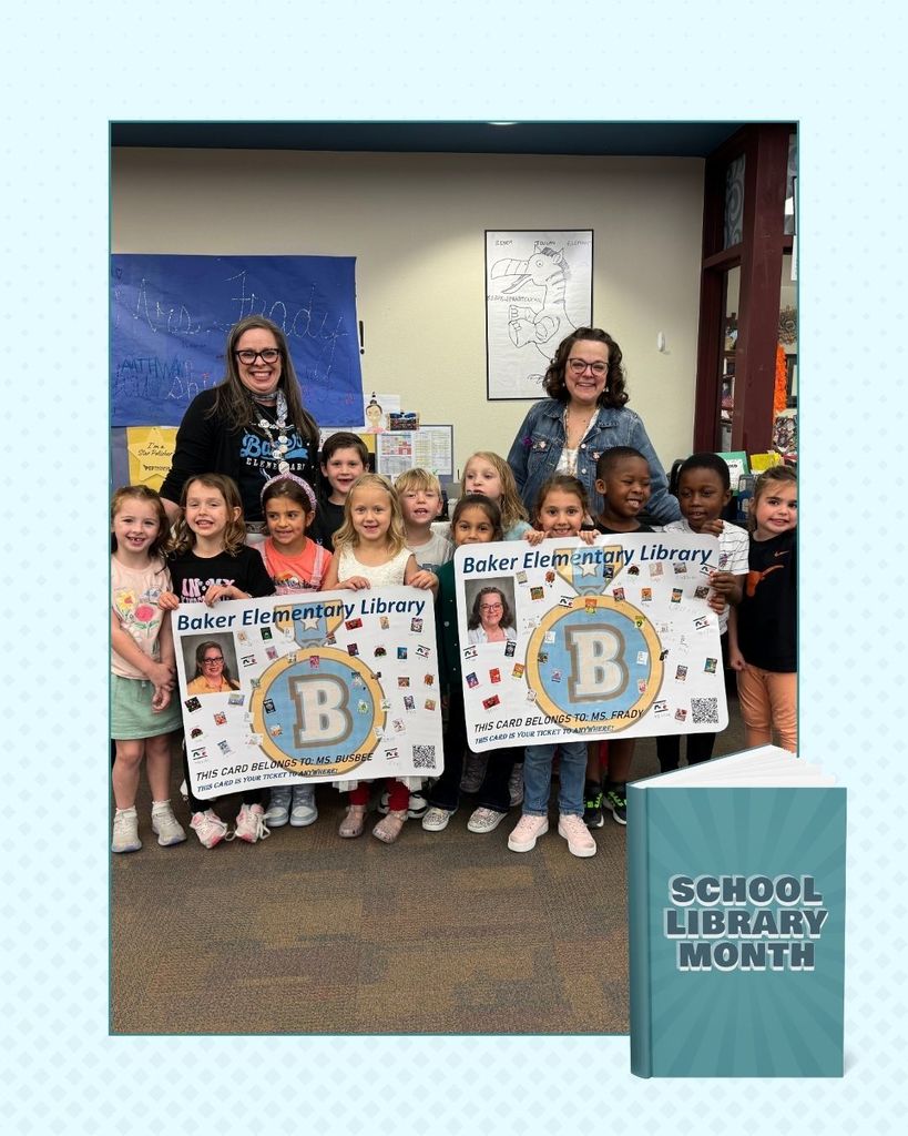Baker Elementary National School Library Month 2026