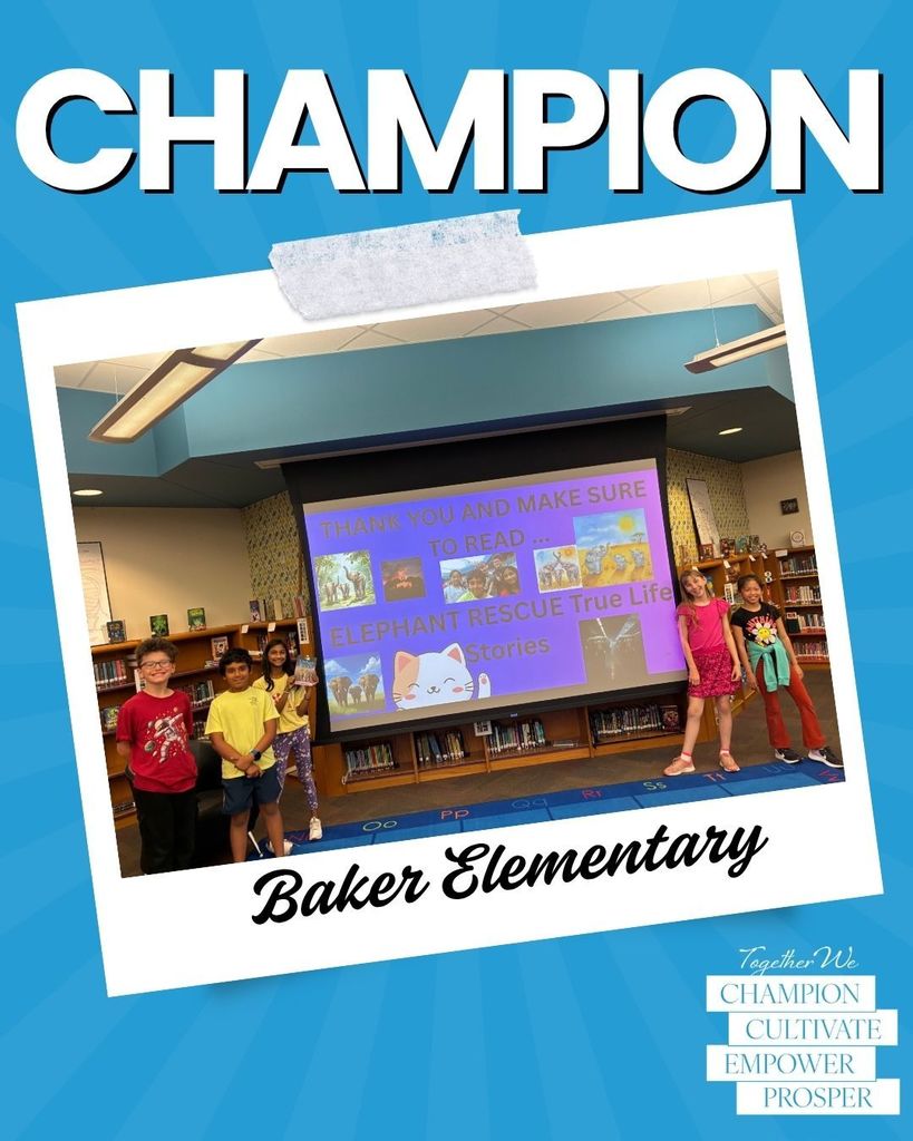 Baker Elementary 4th Grade Book Clubs
