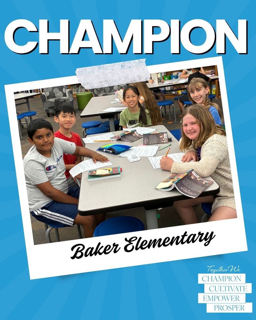 Baker Elementary 4th Grade Book Clubs