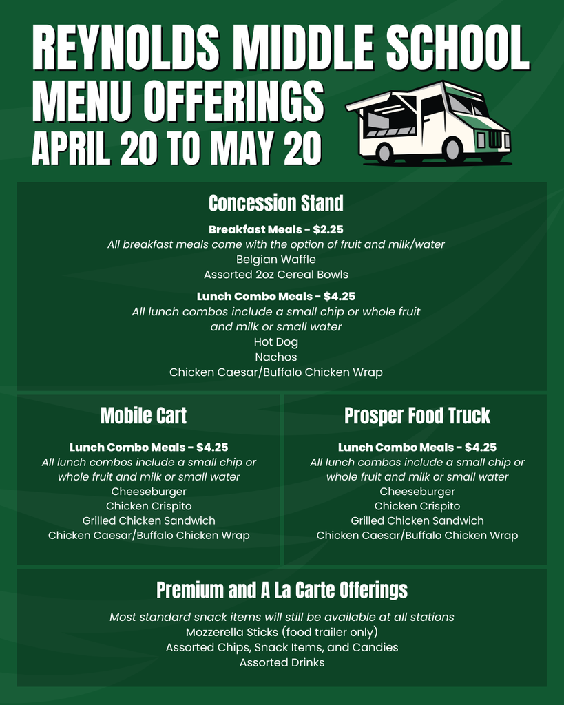 Food menu