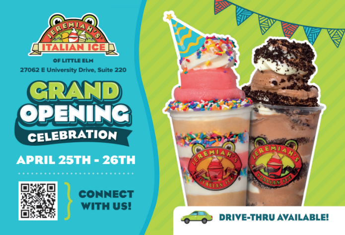 Jeremiah's Italian Ice Advertisment