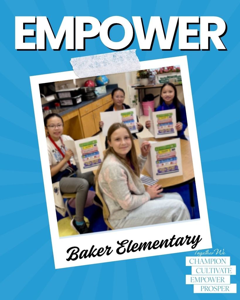 Baker students exploring Braille