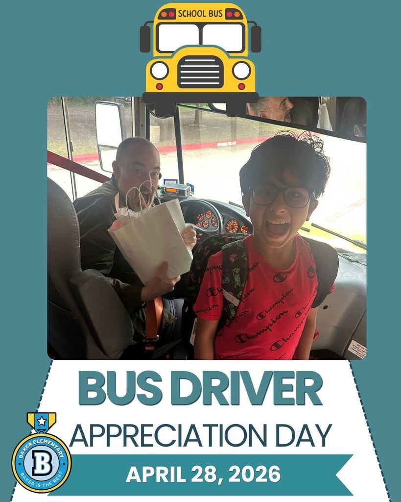 Baker Elementary Bus Driver Appreciation Day 2026
