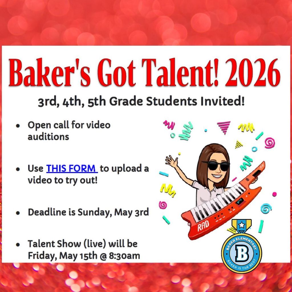 Baker Elementary Talent Show 2026