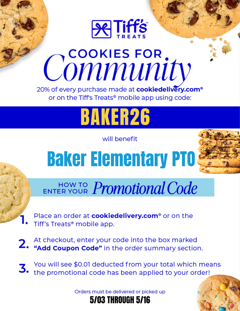 Baker Elementary PTO Tiff's Treats