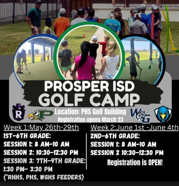 Prosper ISD Golf Camp 2026