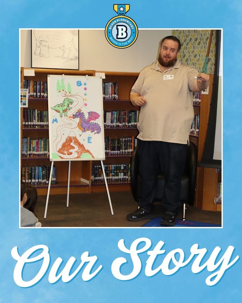 Baker Elementary Author Visit Daniel Blough
