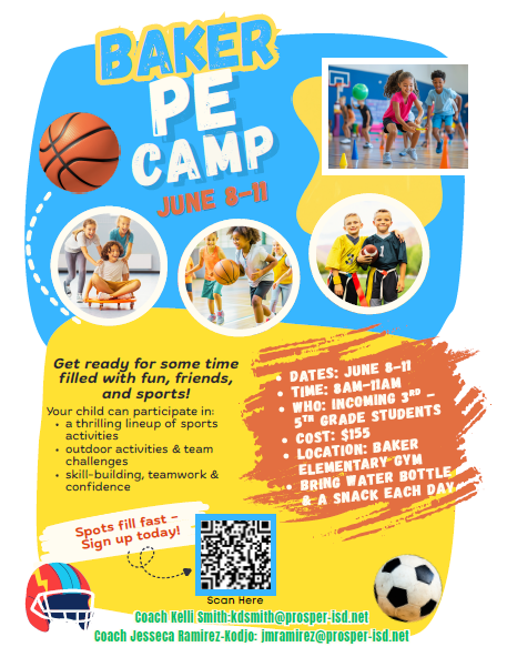 Baker Elementary Summer PE Camp