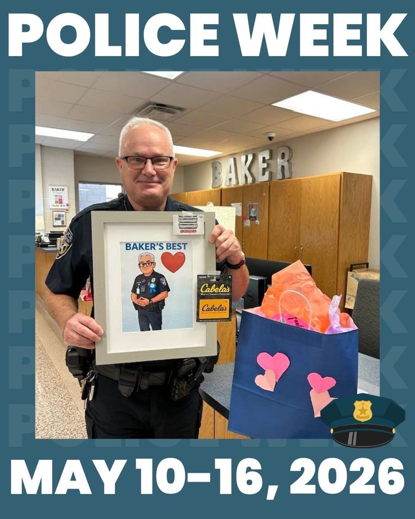 National Police Week Officer Edwards Baker Elementary