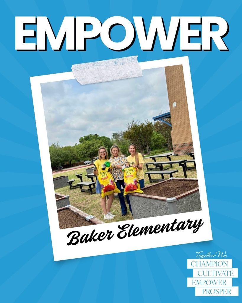 Baker Elementary Kindergarten Gardeners
