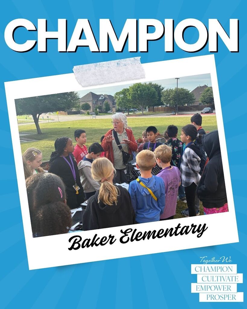 Baker Elementary Kinder & 3rd Grade Texas Wildlife Association Scavenger Hunt