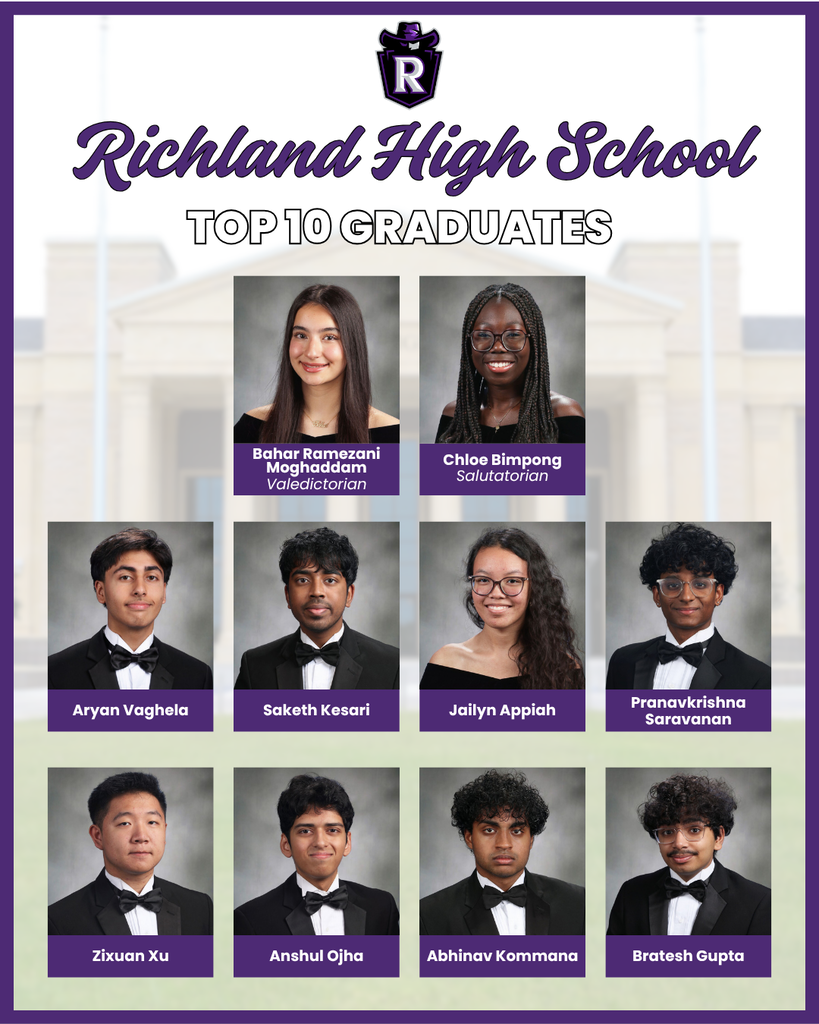 Prosper ISD Top 10 Graduates