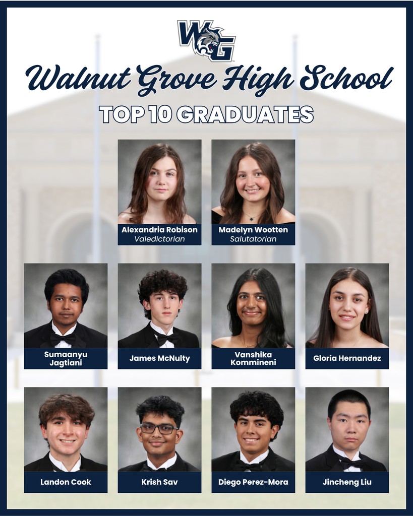 Prosper ISD Top 10 Graduates