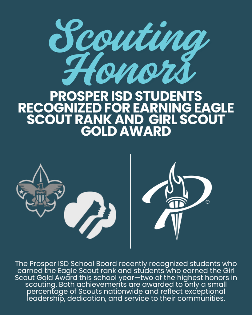 Eagle Scouts and Girl Scout Gold Award