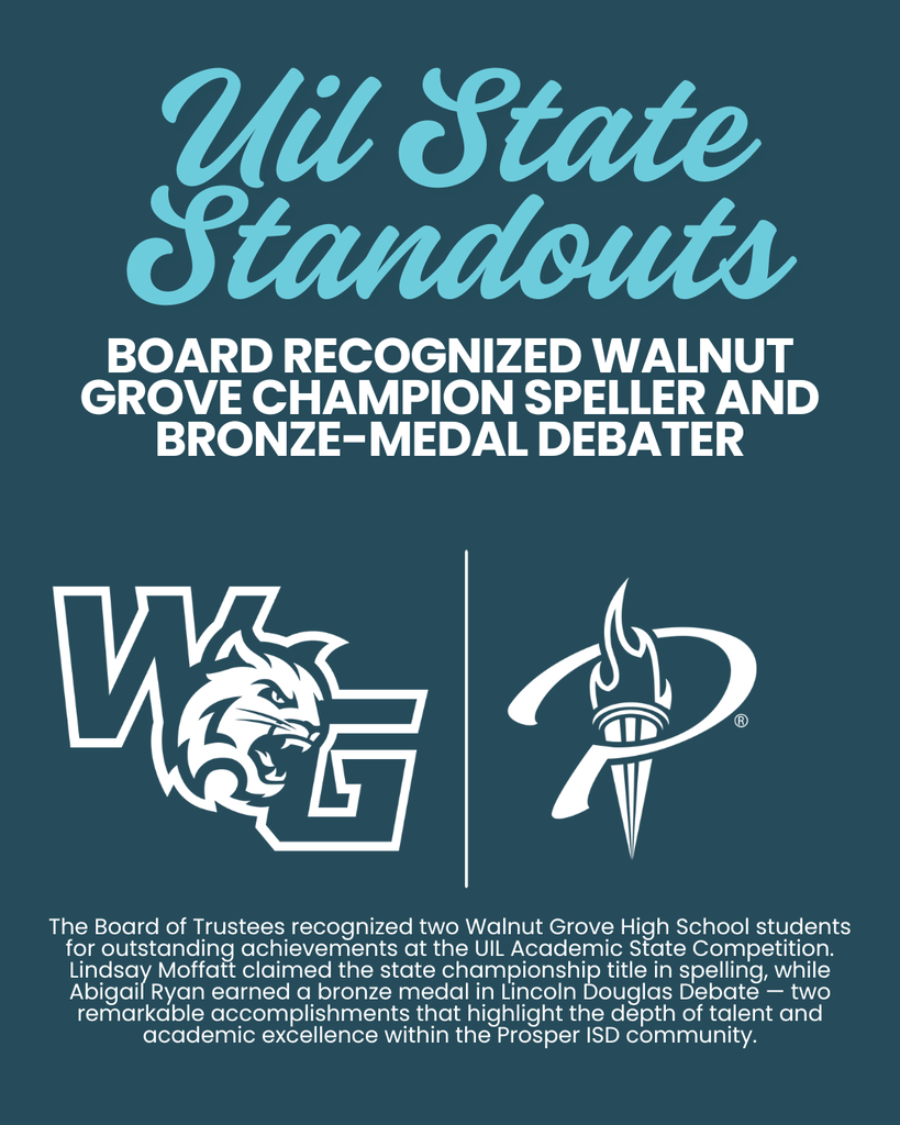 Walnut Grove UIL Academics State Champions
