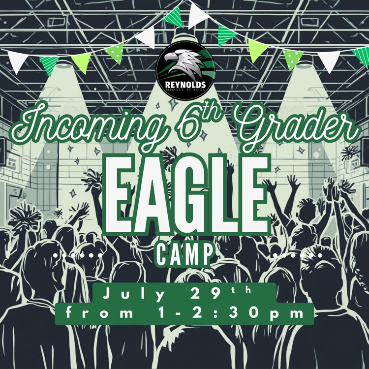 Incoming 6th Grade Eagle Camp flyer