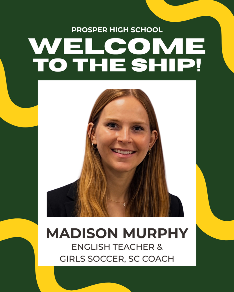 Welcome graphic for Madison Murphy, English teacher and coach