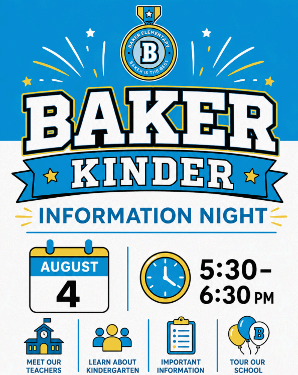 Baker Elementary Kinder Information Night
