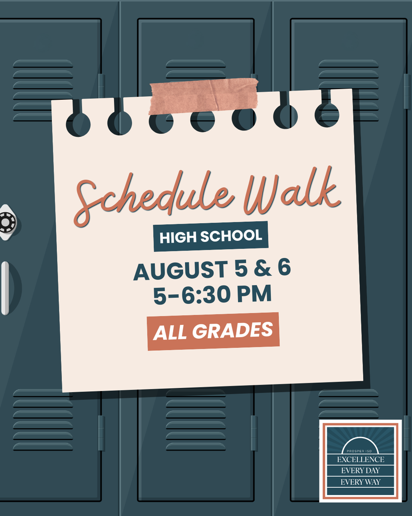 Meet the Teacher / Schedule Walks