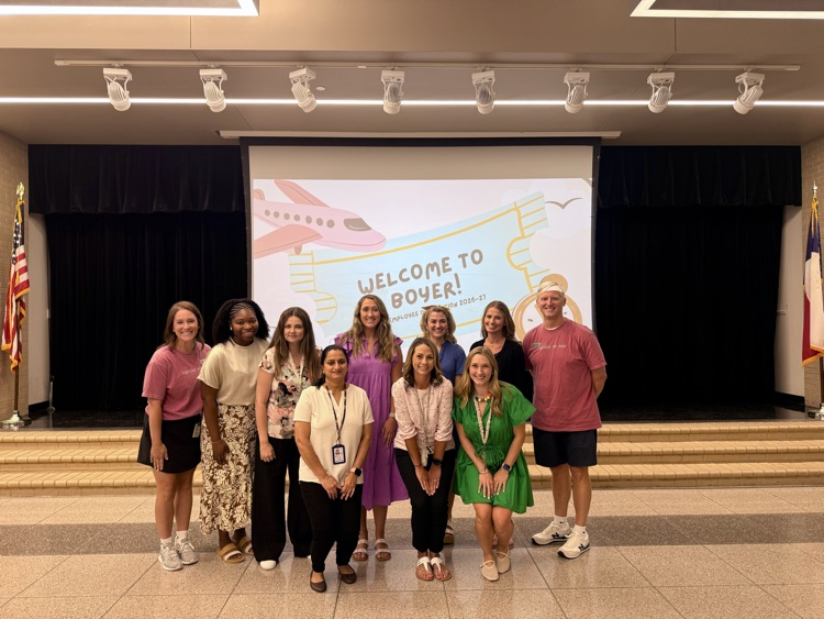  Welcome New to Boyer staff!