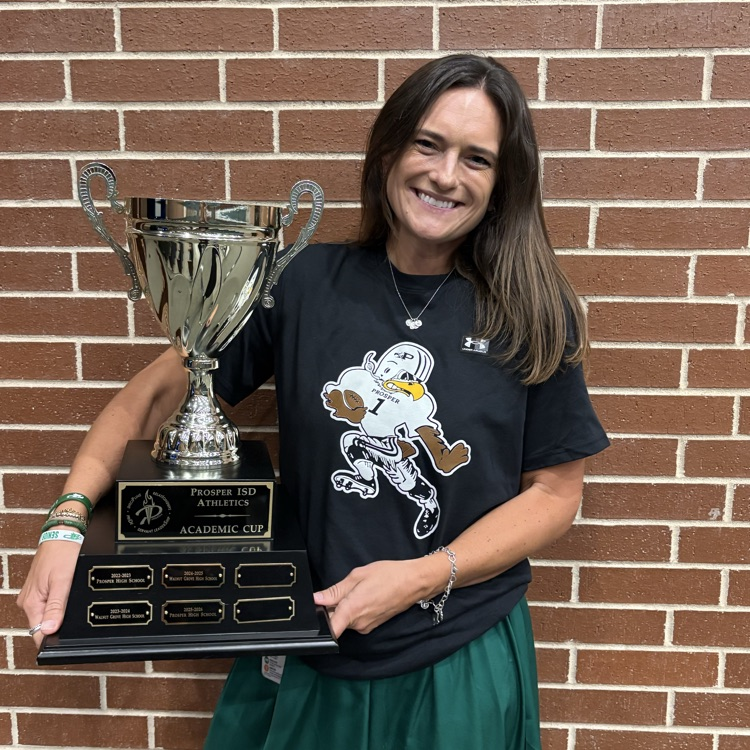 Prosper High School has won the PISD Academic Cup!