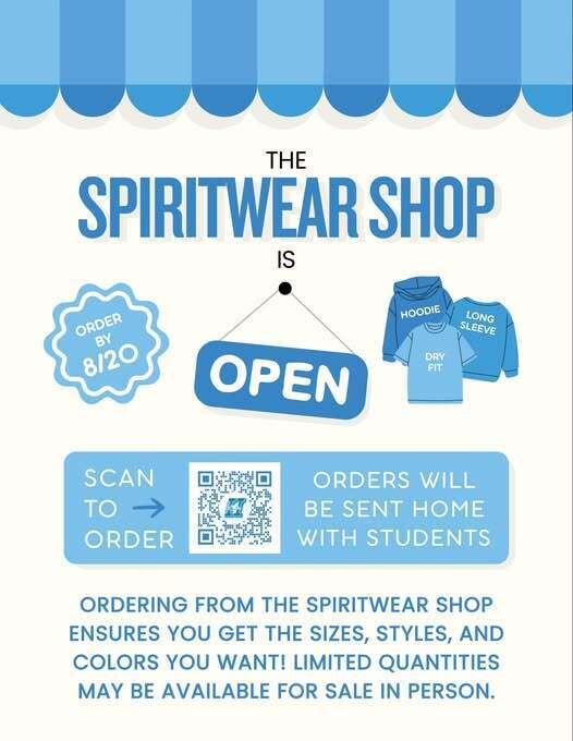 Spiritwear Shop is open!
