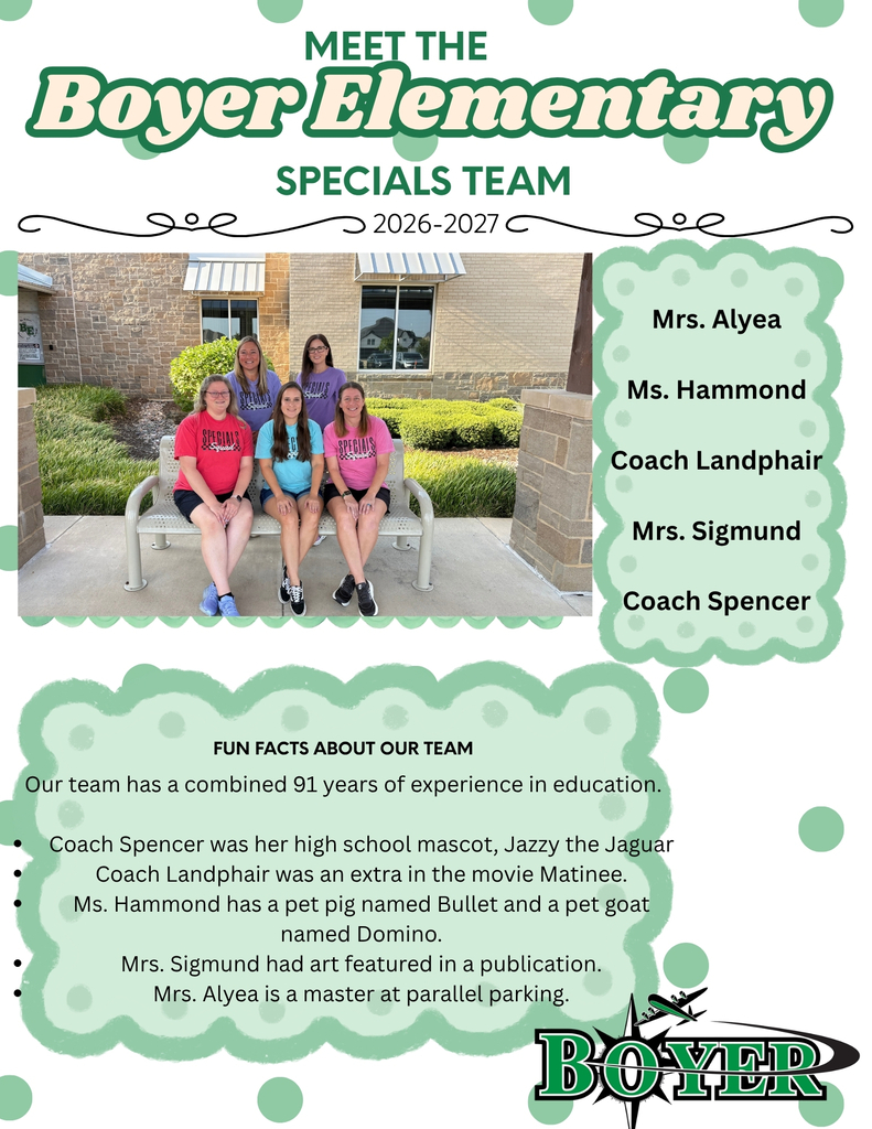 Boyer Specials Team