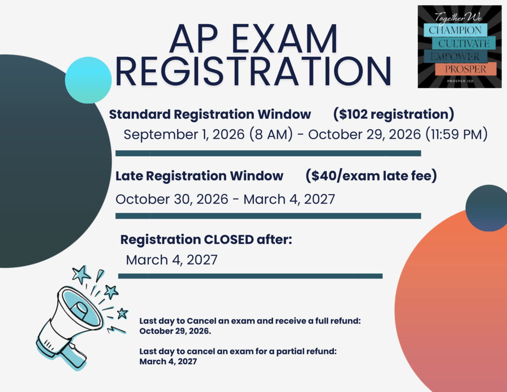 AP Exam Registration Information