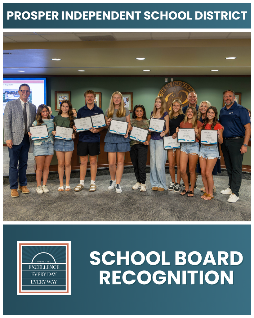 Rogers Middle School recognized at August School Board Meeting