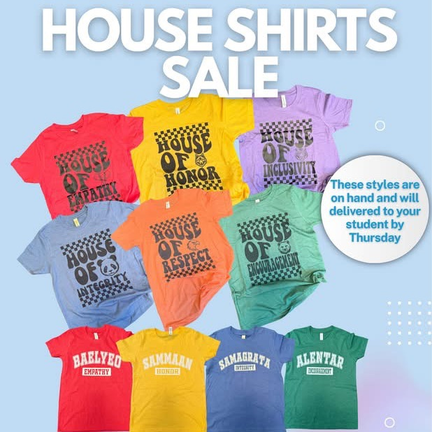 Baker Elementary PTO House Shirt Sale