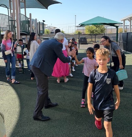 First grade mayor visit