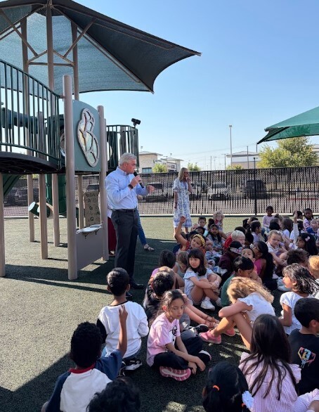 First grade mayor visit