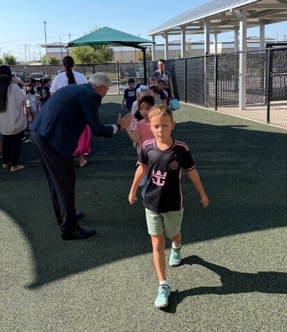 First grade mayor visit