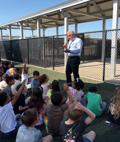 First grade mayor visit