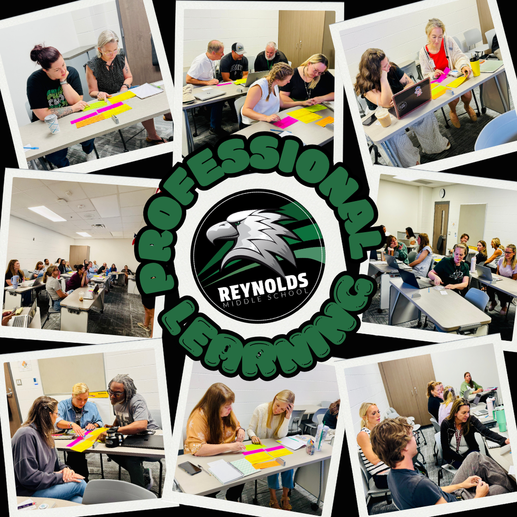 Photo collage of Professional Learning