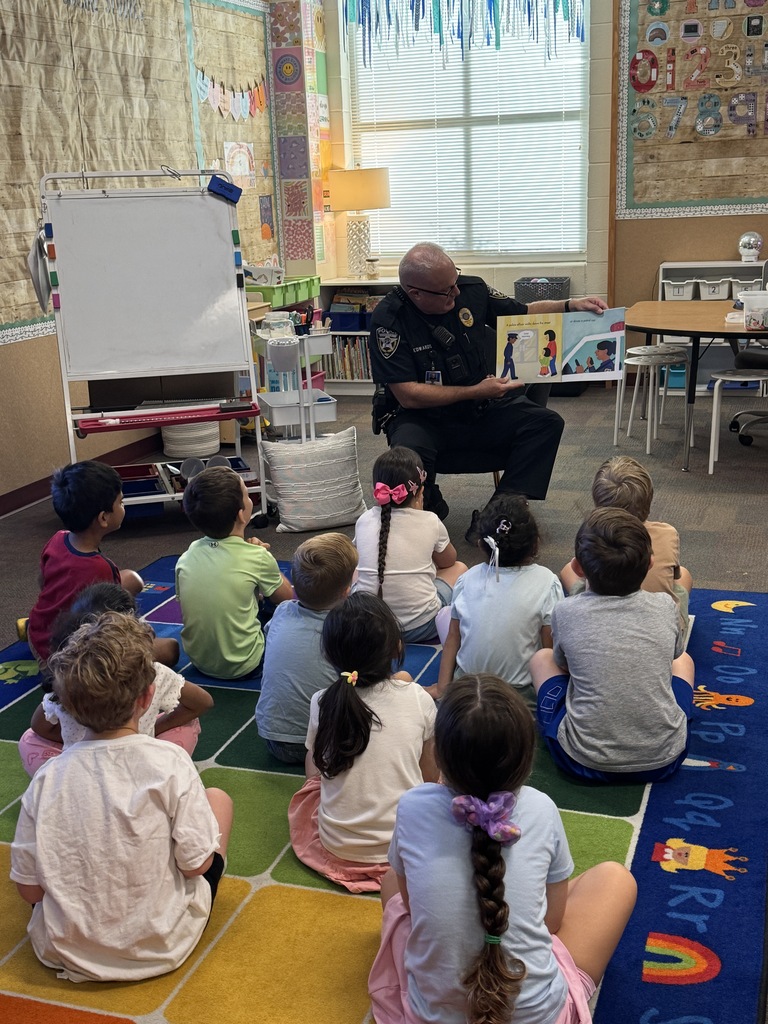 Baker Elementary Kindergarten Authority Figures Officer Edwards