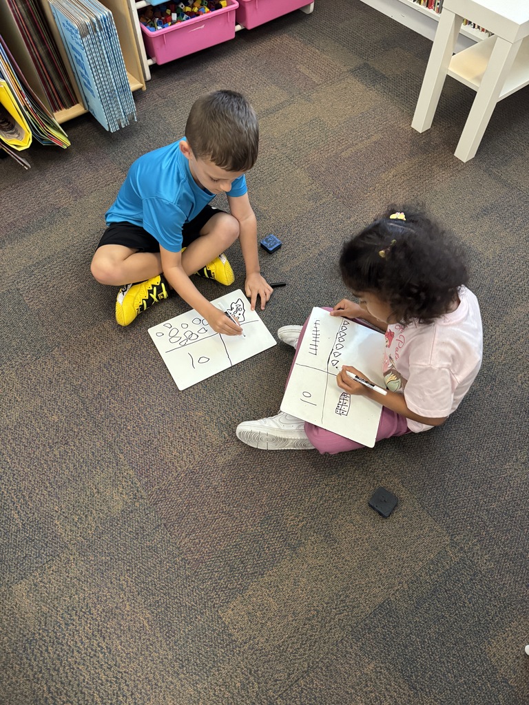 Baker Elementary Kinder Representing Numbers