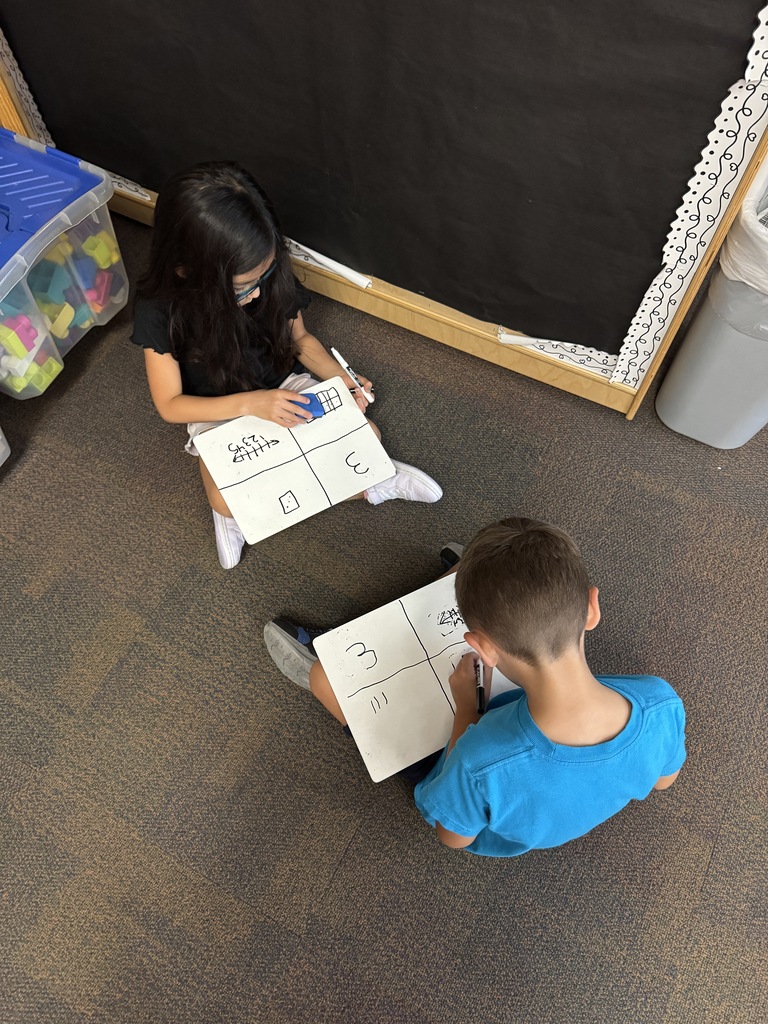 Baker Elementary Kinder Representing Numbers