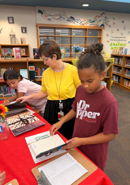 Baker Elementary TX Bluebonnet Award Book Tasting