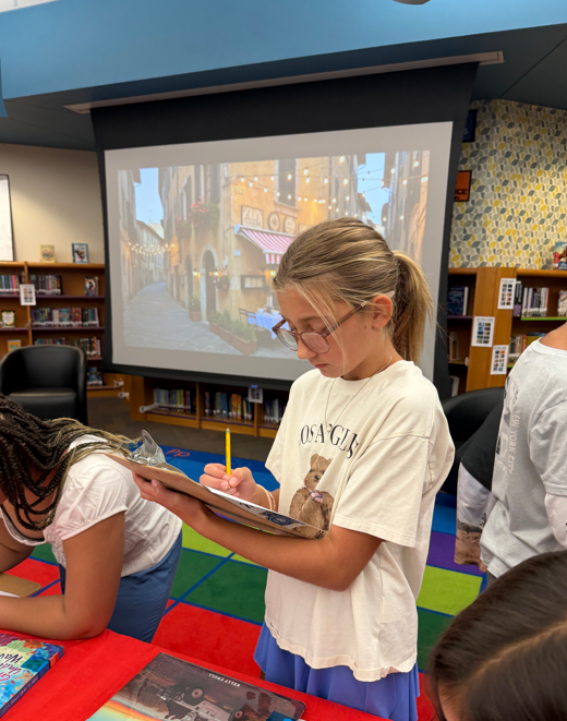 Baker Elementary TX Bluebonnet Award Book Tasting