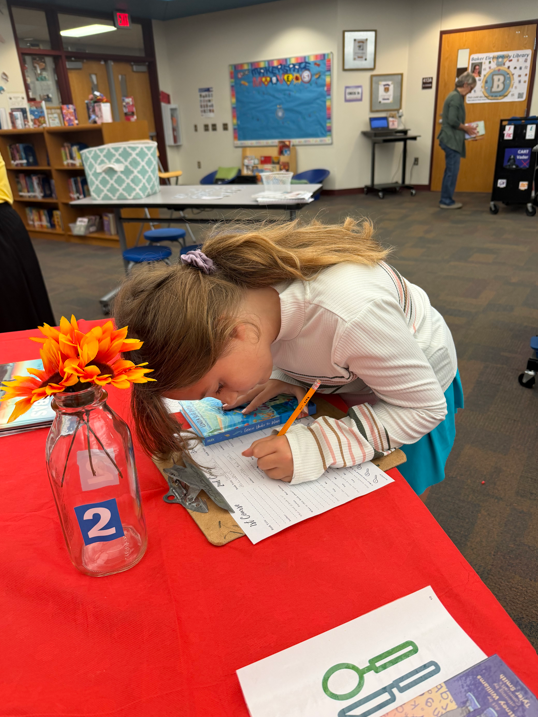 Baker Elementary TX Bluebonnet Award Book Tasting