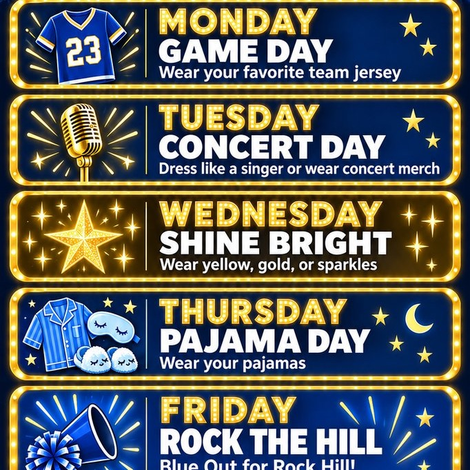 Homecoming week 2026 Dress Up Days