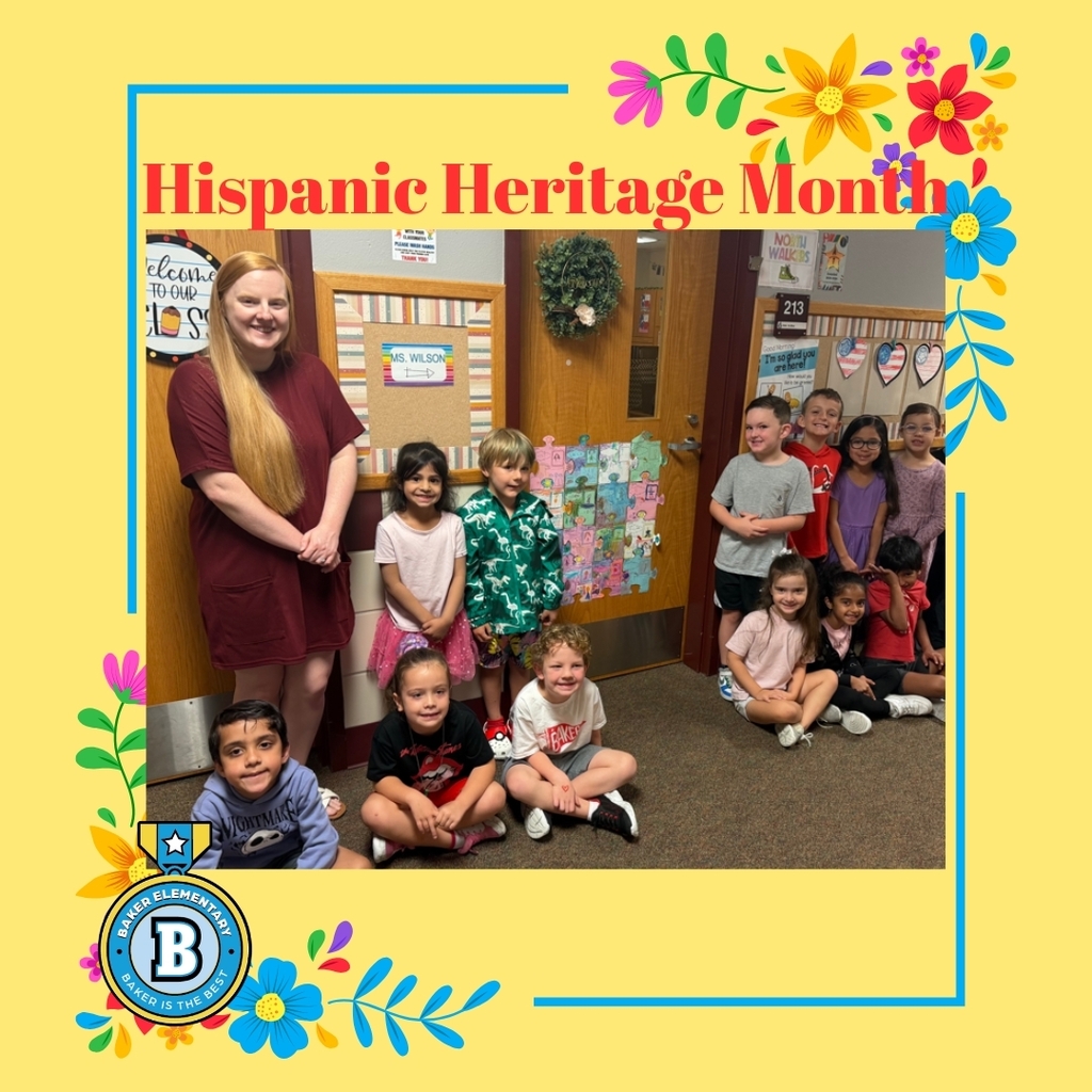 Baker Elementary Kindergarten Celebrates Hispanic Heritage Month