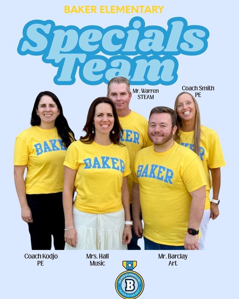 Baker Elementary Specials Team