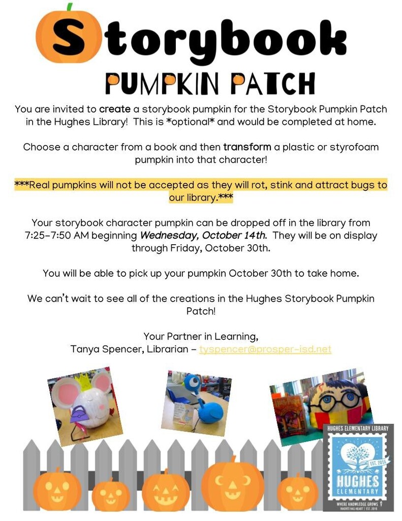 Storybook Pumpkin Patch Instructions