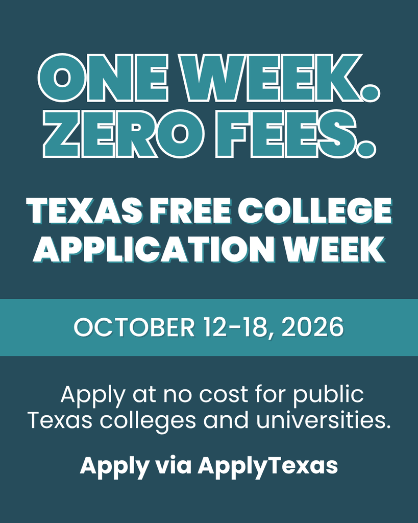 Texas Free College Application Week