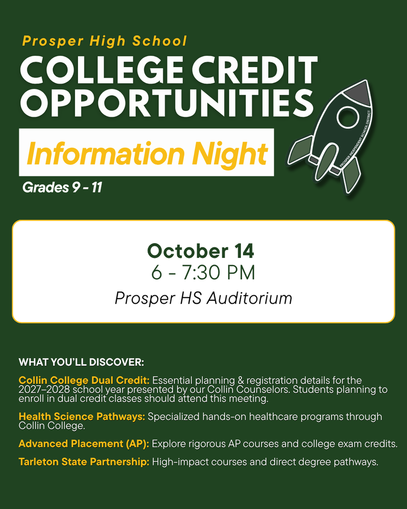 College Credit Opportunities