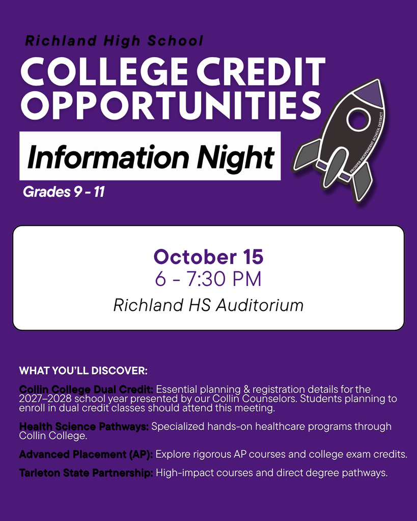 College Credit Opportunities
