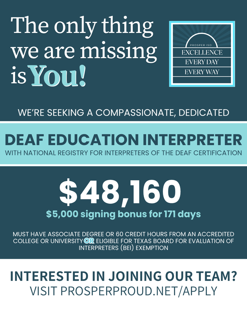 Deaf Education Interpreter